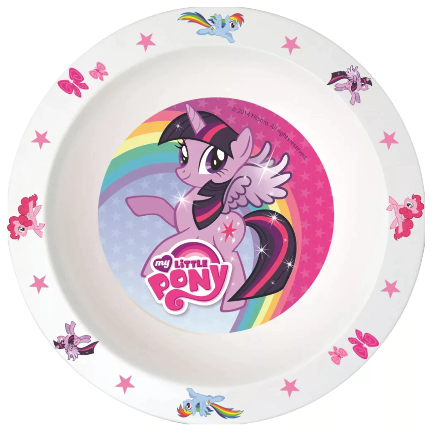 My Little Pony Różowy mikro głęboki talerz 16 cm zdjęcie produktu