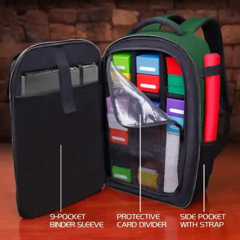Plecak na Karty Kolekcjonerskie Enhance TCG Series Collector's Edition Green zdjęcie produktu