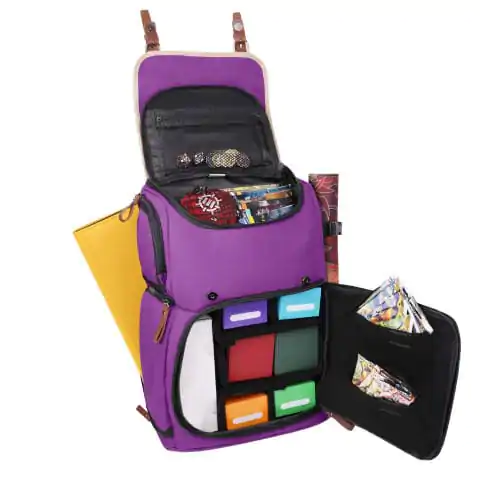 Plecak na karty kolekcjonerskie Enhance TCG Series Designer Edition Purple Full-size zdjęcie produktu