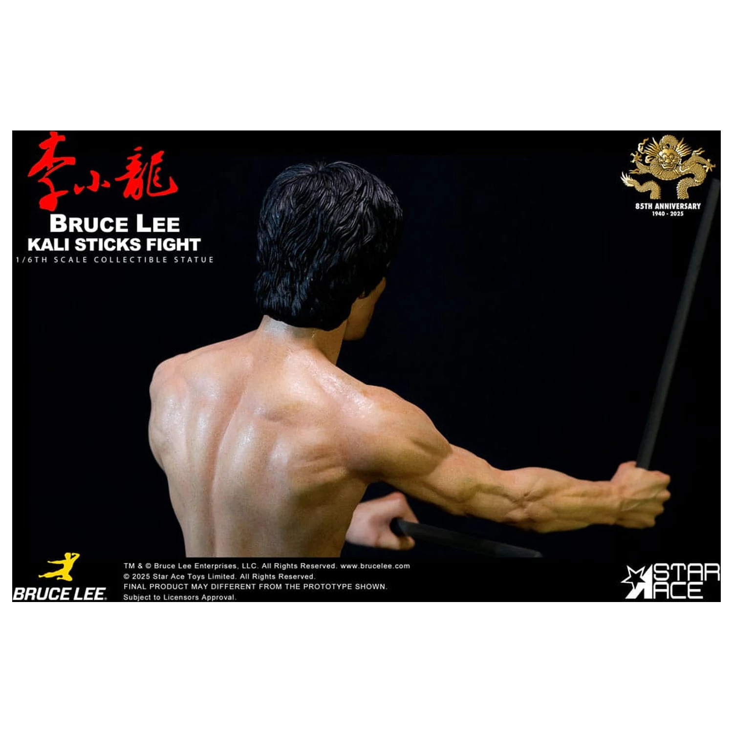 Enter the Dragon Movie Statuetka 1/6 Bruce Lee Kali Sticks Fight Deluxe Basement Wersja 30 cm zdjęcie produktu