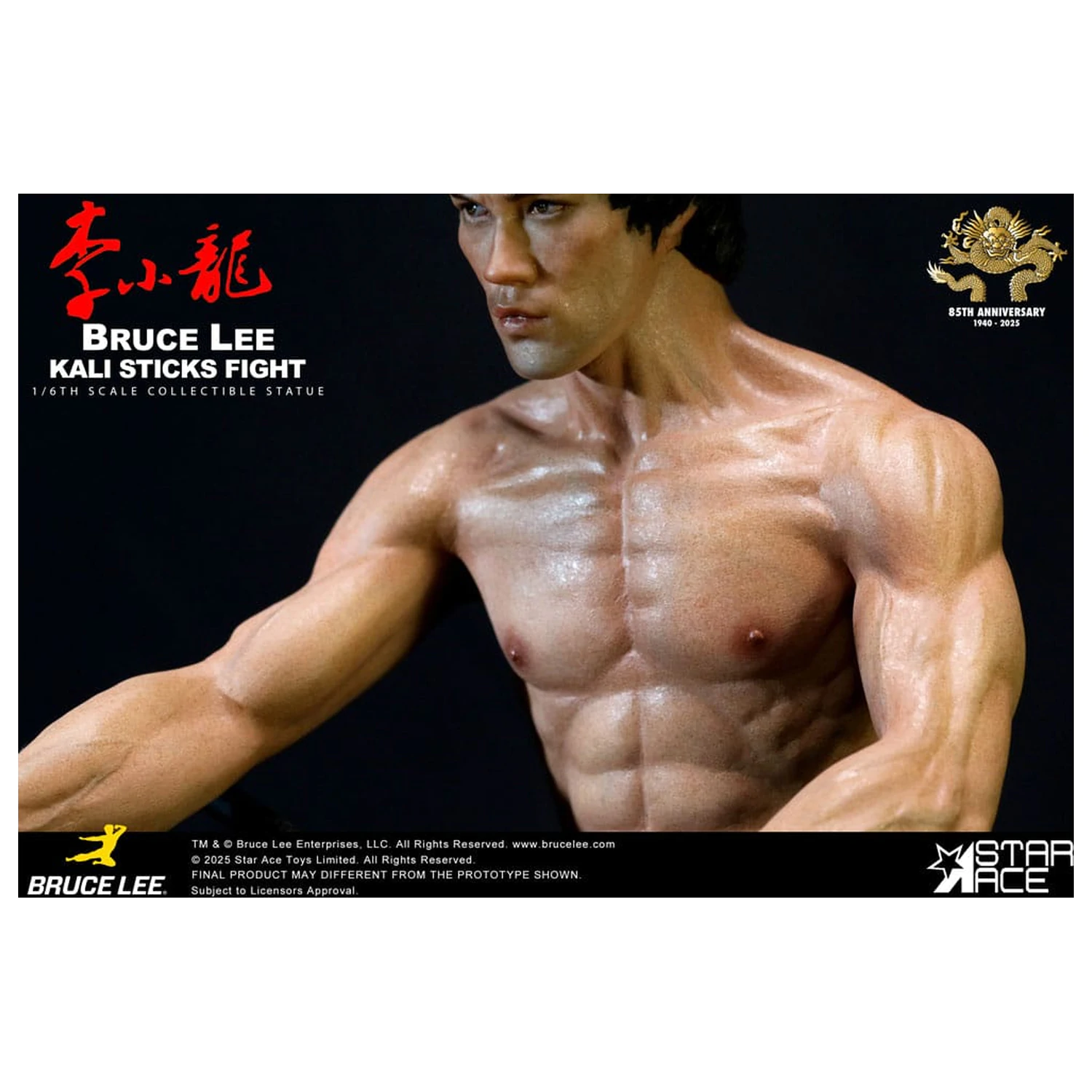 Statua Enter the Dragon Movie 1/6 Bruce Lee Kali Sticks Fight Normal Basement Version 30 cm zdjęcie produktu