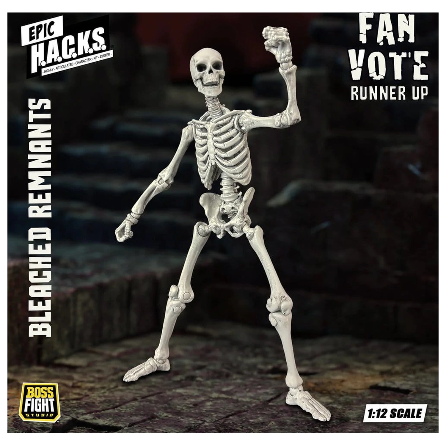 Figurka akcji EPIC H.A.C.K.S. 1/12 Skeleton Blank Bleached Remnants zdjęcie produktu