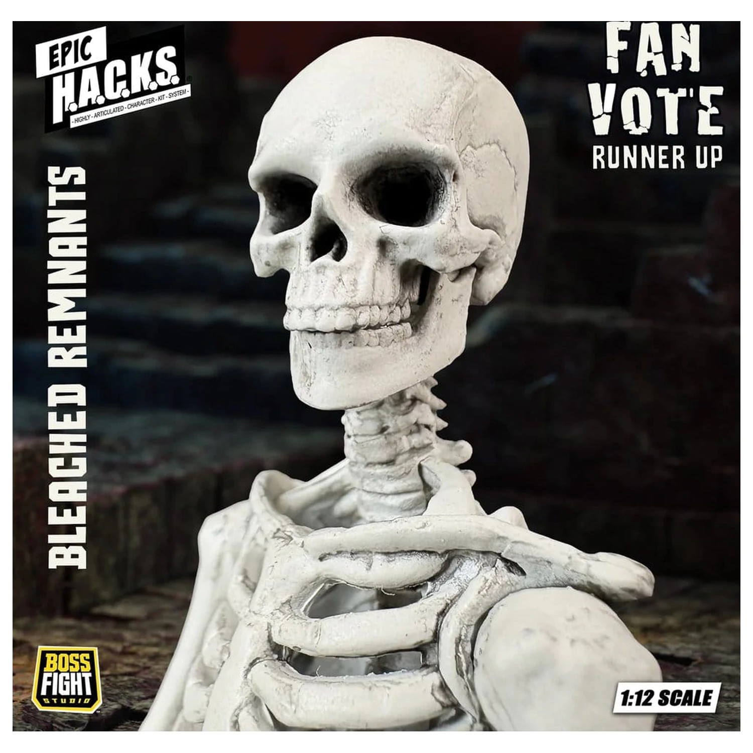 Figurka akcji EPIC H.A.C.K.S. 1/12 Skeleton Blank Bleached Remnants zdjęcie produktu