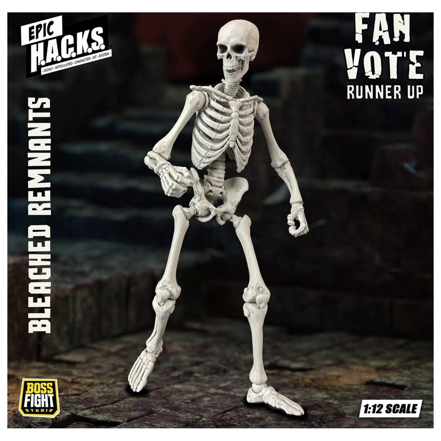 Figurka akcji EPIC H.A.C.K.S. 1/12 Skeleton Blank Bleached Remnants zdjęcie produktu