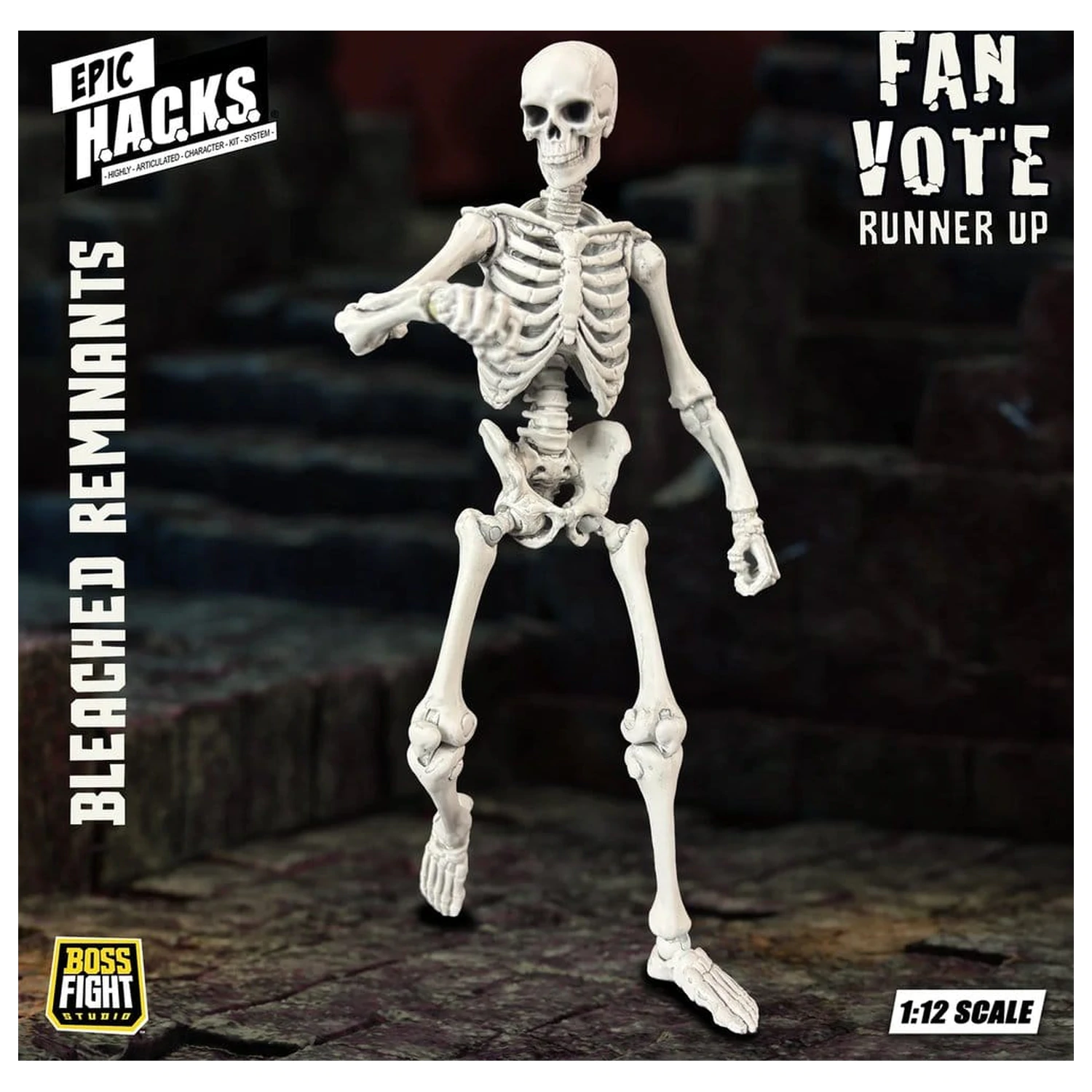 Figurka akcji EPIC H.A.C.K.S. 1/12 Skeleton Blank Bleached Remnants zdjęcie produktu