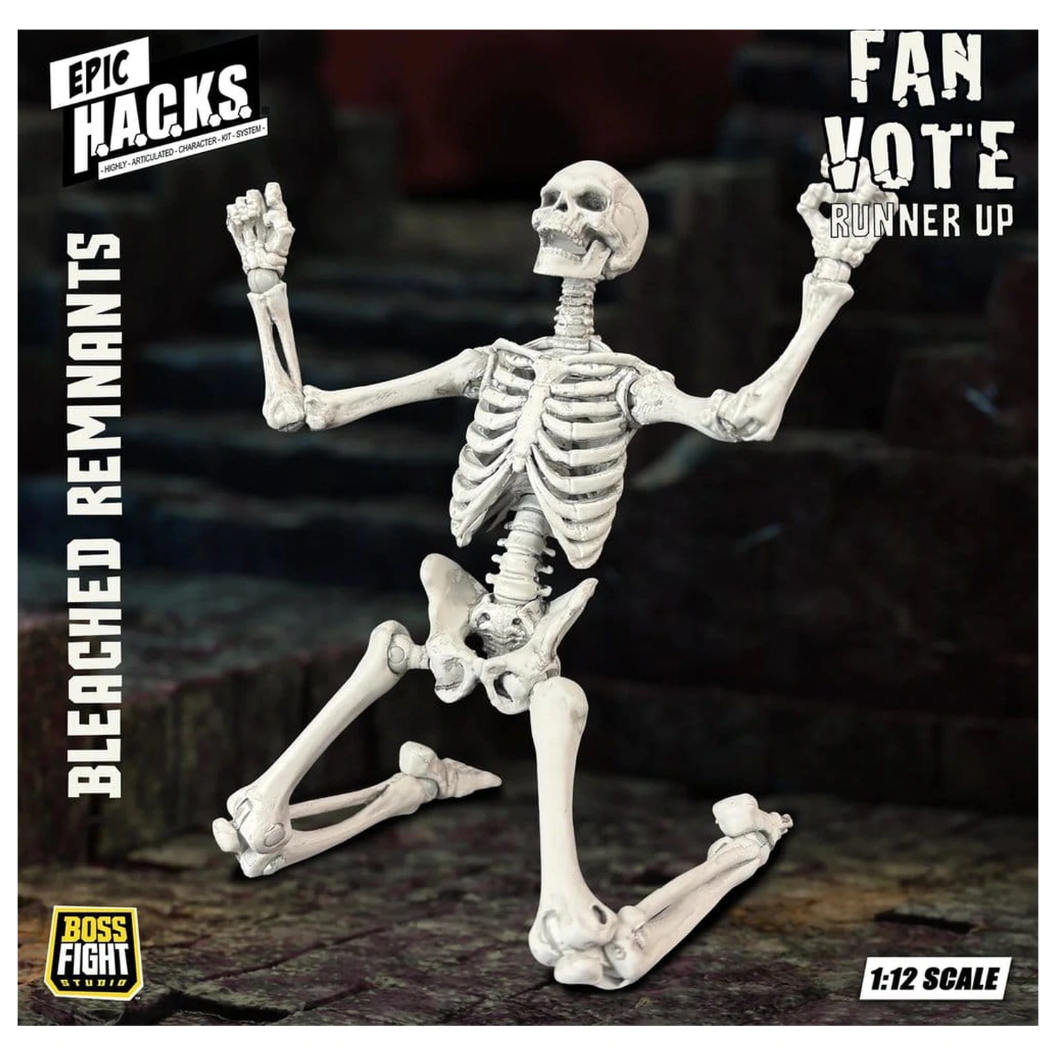 Figurka akcji EPIC H.A.C.K.S. 1/12 Skeleton Blank Bleached Remnants zdjęcie produktu