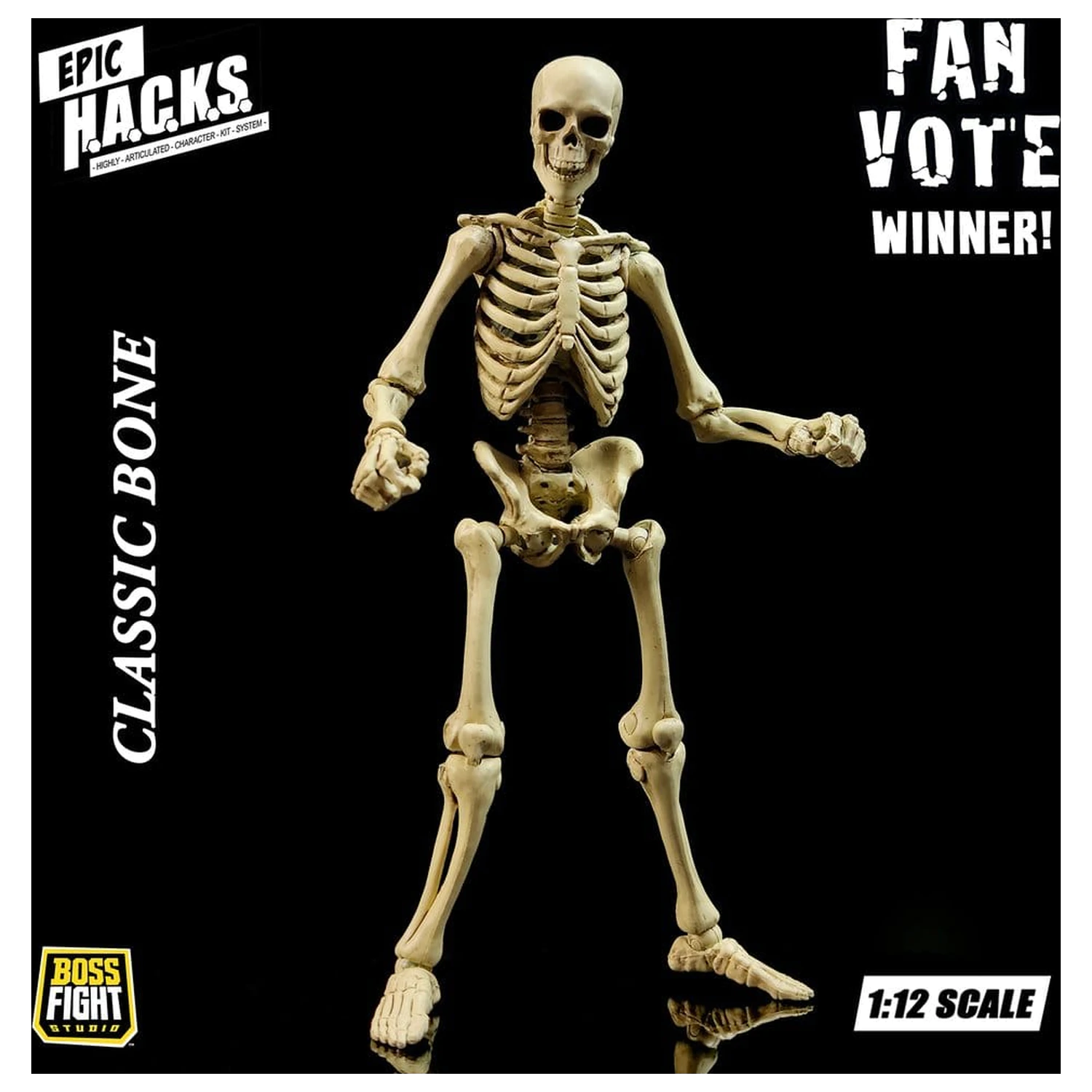 Epic H.A.C.K.S. figurka akcji 1/12 Szkielet Blank Classic Bone zdjęcie produktu