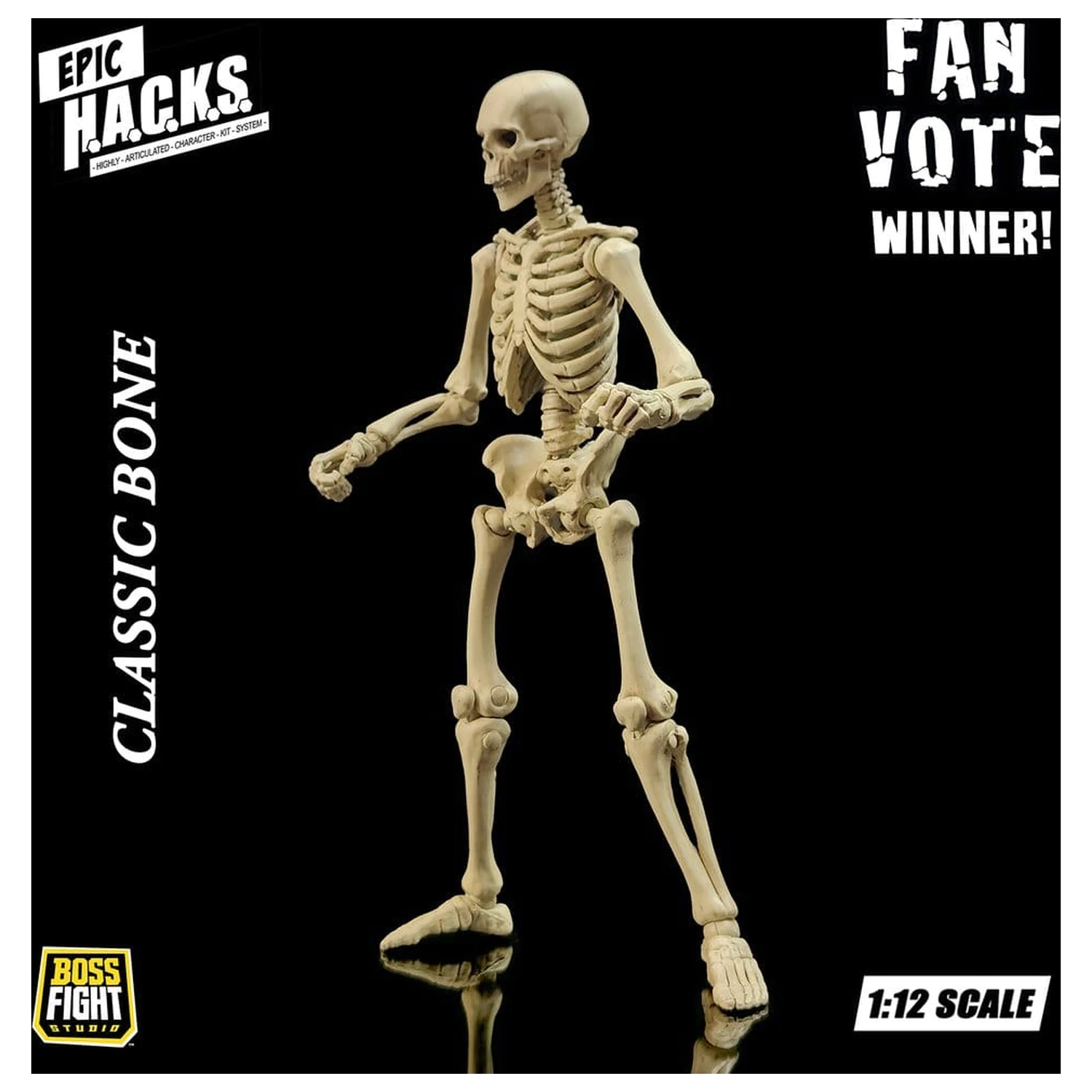 Epic H.A.C.K.S. figurka akcji 1/12 Szkielet Blank Classic Bone zdjęcie produktu