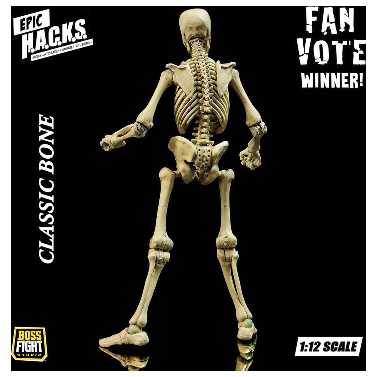 Epic H.A.C.K.S. figurka akcji 1/12 Szkielet Blank Classic Bone zdjęcie produktu