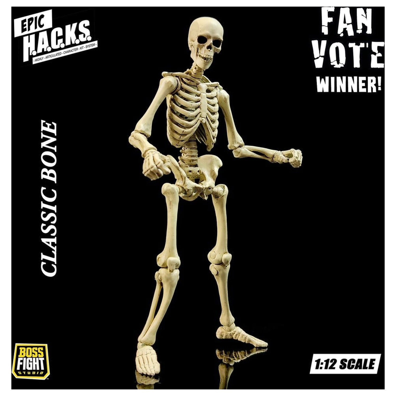 Epic H.A.C.K.S. figurka akcji 1/12 Szkielet Blank Classic Bone zdjęcie produktu