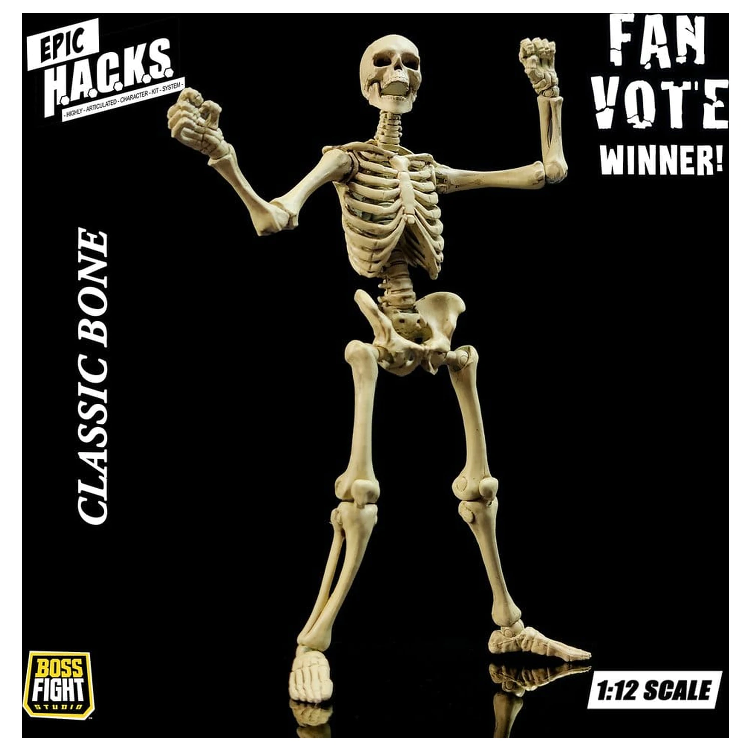 Epic H.A.C.K.S. figurka akcji 1/12 Szkielet Blank Classic Bone zdjęcie produktu