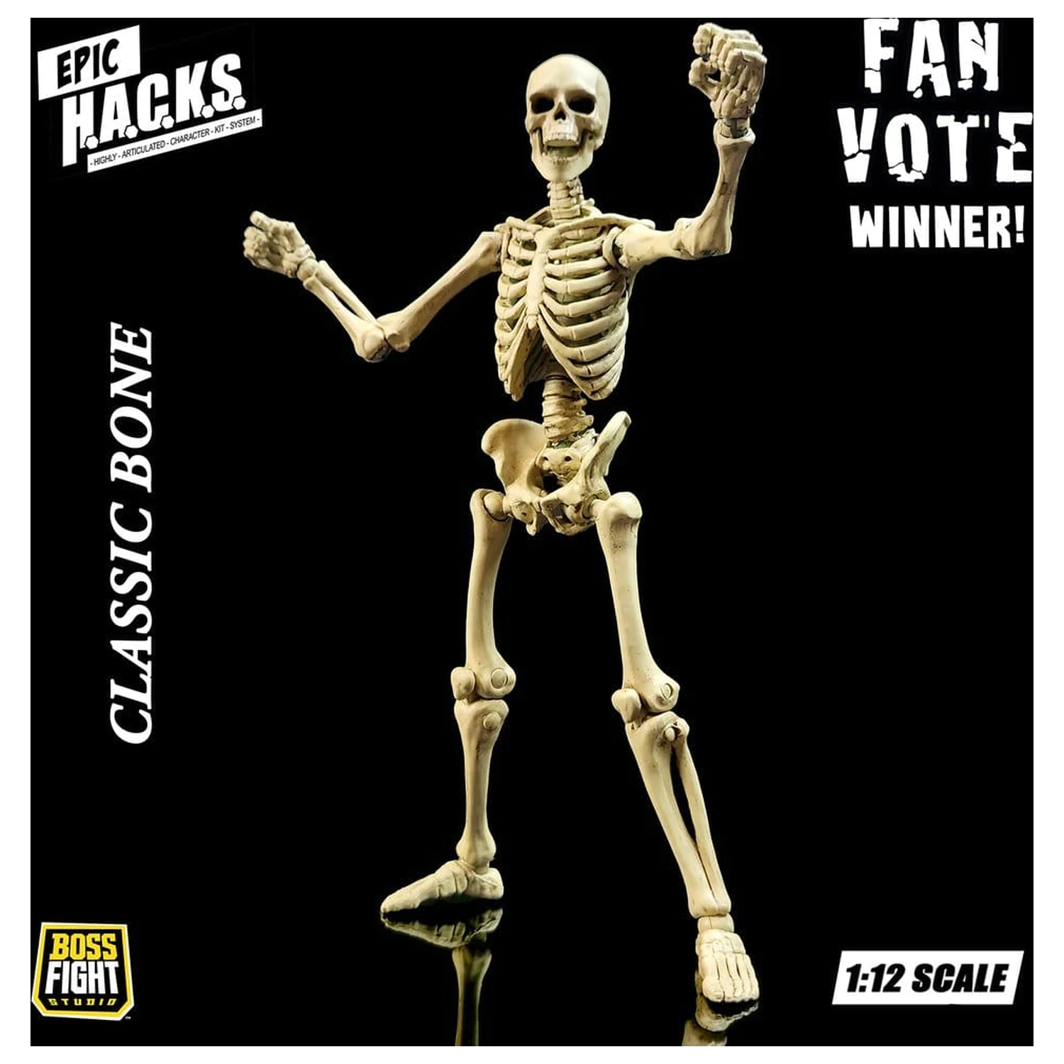 Epic H.A.C.K.S. figurka akcji 1/12 Szkielet Blank Classic Bone zdjęcie produktu