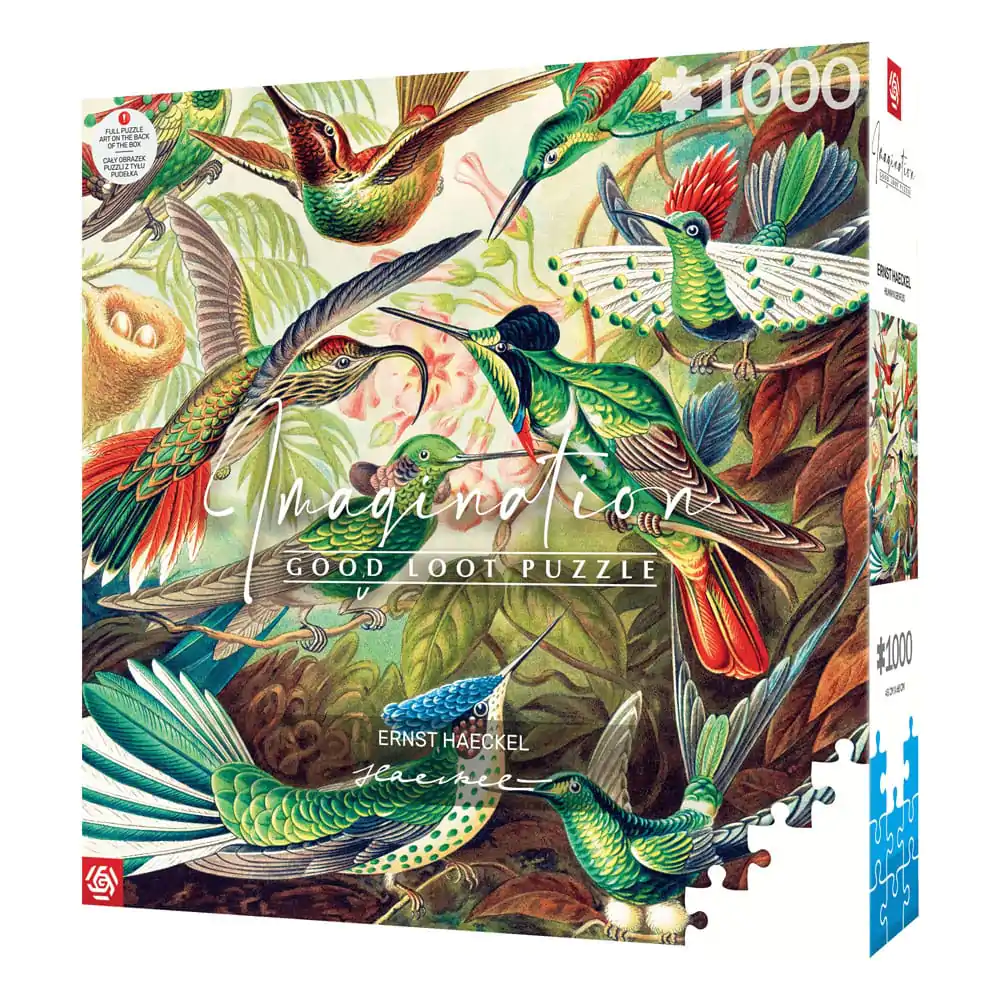 Puzzle Ernst Haeckel Imagination Hummingbirds/Kolibry (1000 elementów) zdjęcie produktu