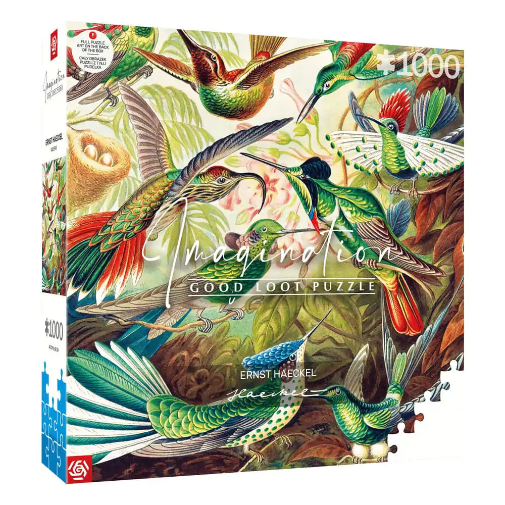 Puzzle Ernst Haeckel Imagination Hummingbirds/Kolibry (1000 elementów) zdjęcie produktu