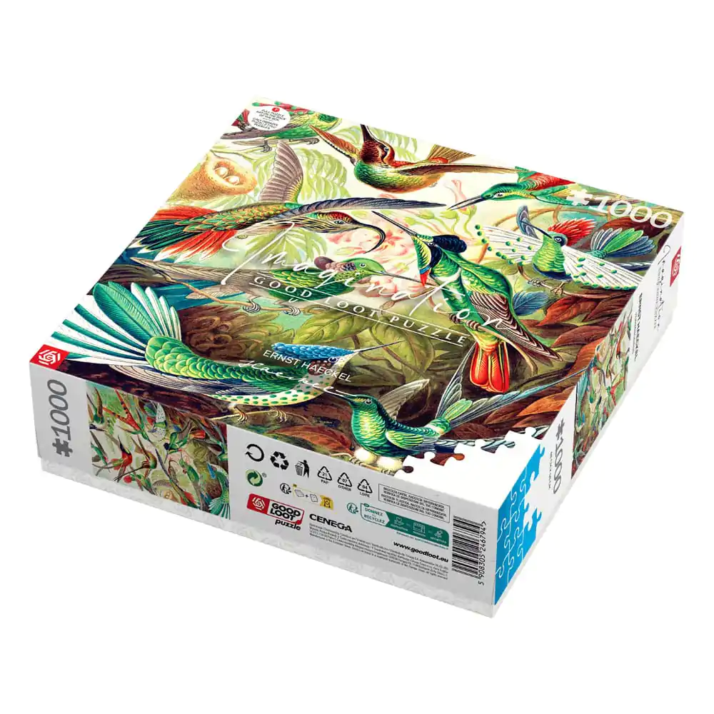 Puzzle Ernst Haeckel Imagination Hummingbirds/Kolibry (1000 elementów) zdjęcie produktu