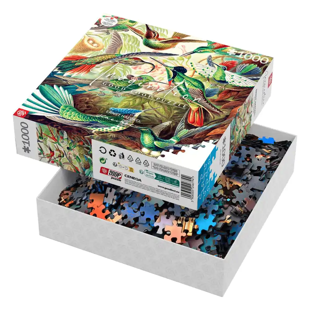 Puzzle Ernst Haeckel Imagination Hummingbirds/Kolibry (1000 elementów) zdjęcie produktu