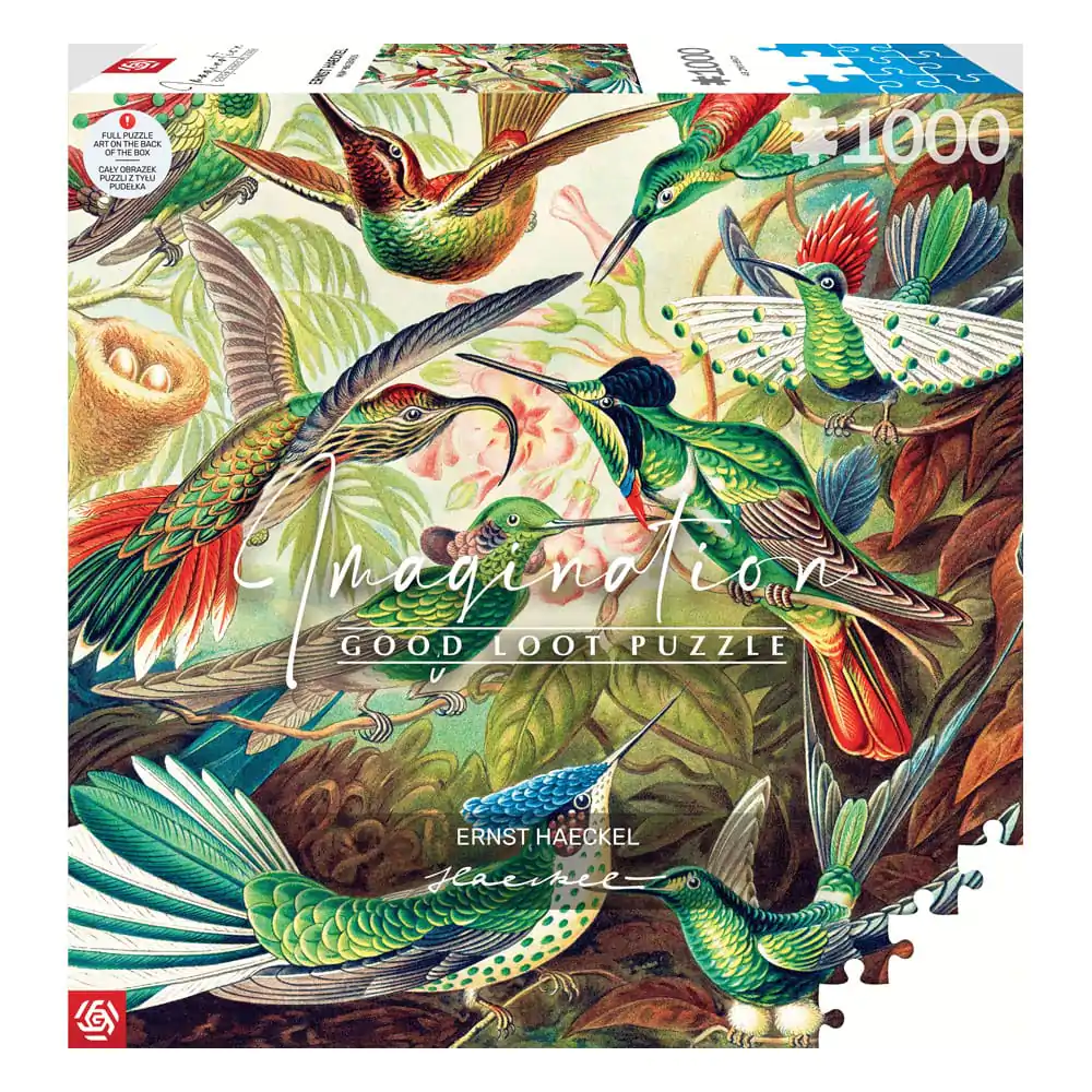 Puzzle Ernst Haeckel Imagination Hummingbirds/Kolibry (1000 elementów) zdjęcie produktu