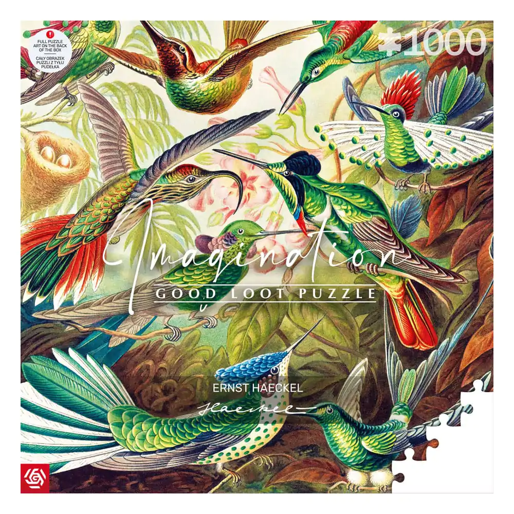 Puzzle Ernst Haeckel Imagination Hummingbirds/Kolibry (1000 elementów) zdjęcie produktu