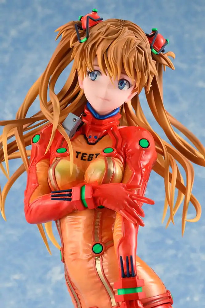 Evangelion 2.0 You Can (Not) Advance Statua PVC 1/4 Asuka Shikinami Langley Test Plugsuit Wersja Uśmiechnięta 40 cm zdjęcie produktu