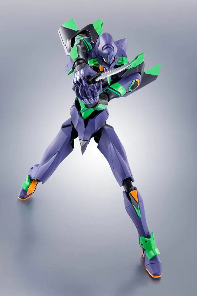 Evangelion: 3.0+1.0 Thrice Upon a Time Robot Spirits Figurka akcji Side EVA Evangelion Test Type-01 + Spear of Cassius Renewal Color Edition Reissue zdjęcie produktu