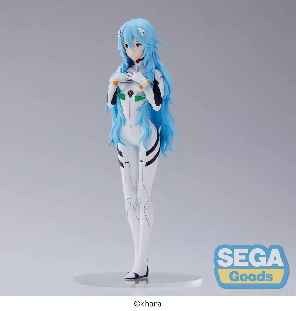 Evangelion: 3.0+1.0 Thrice Upon a Time SPM PVC Statua Rei Ayanami Long Hair Ver. 21 cm zdjęcie produktu