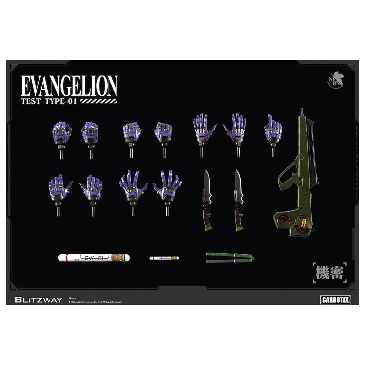 Evangelion Carbotix Figurka Evangelion Unit-01 Test Type (DX Ver.) 33 cm zdjęcie produktu