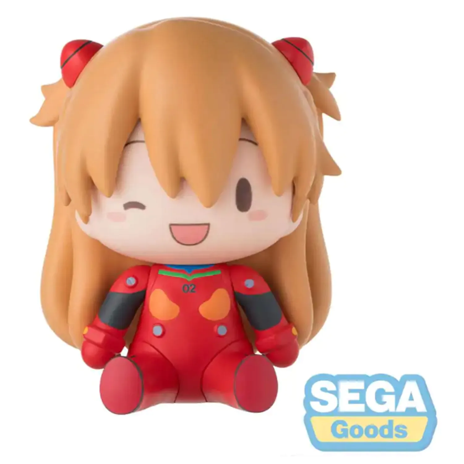 Evangelion: New Theatrical Edition Fuwa Petit Chibi Figure Asuka Plug Suit 8 cm zdjęcie produktu