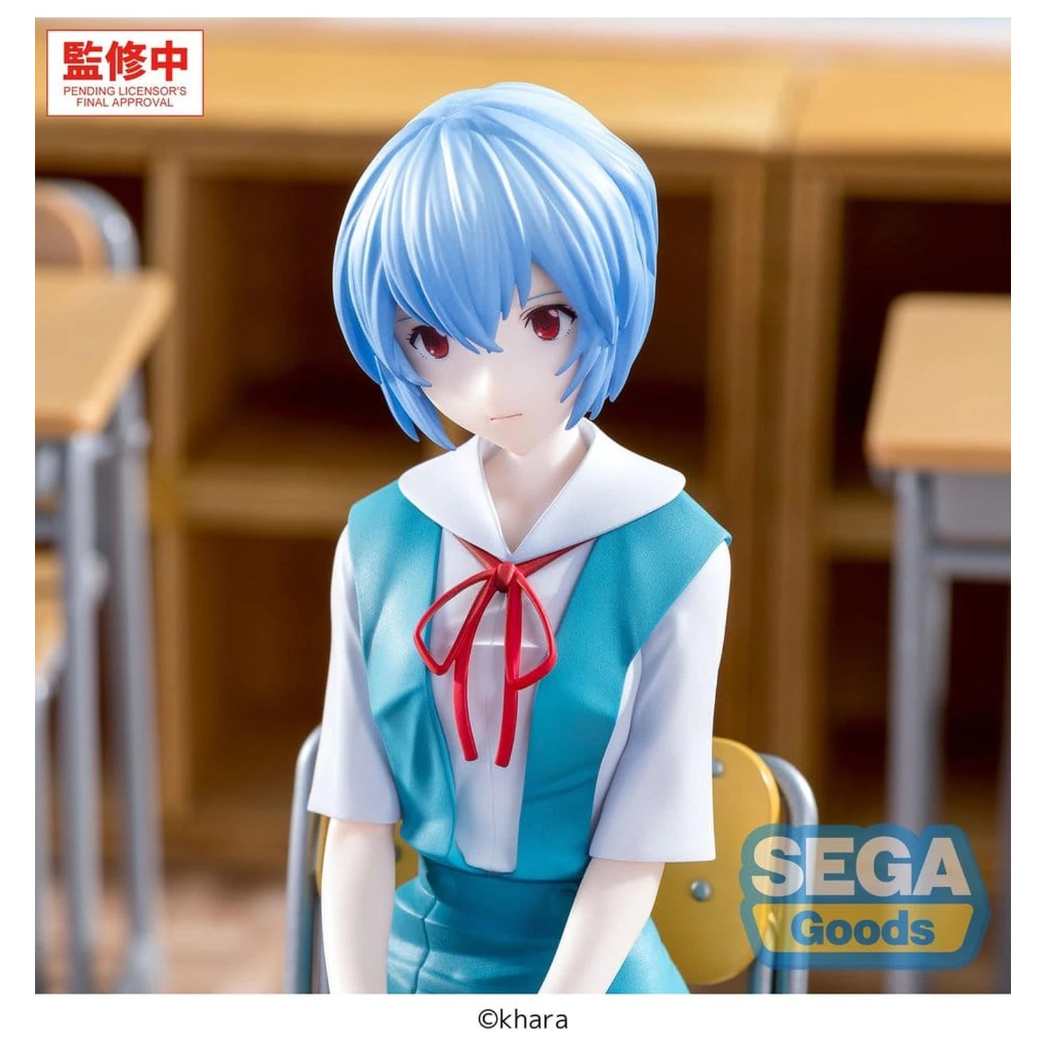 Figurka PVC Evangelion: New Theatrical Edition XStellar Rei Ayanami Uniform Ver. 16 cm zdjęcie produktu