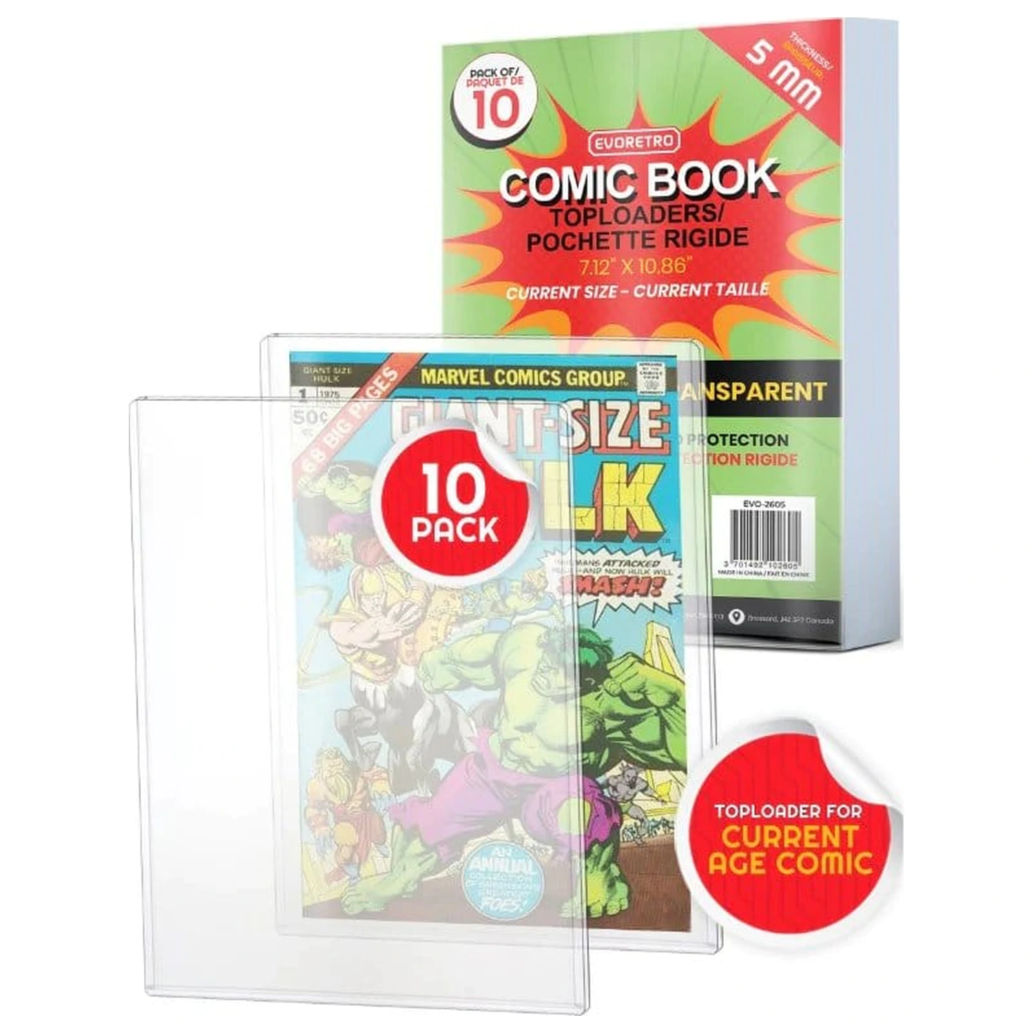Evoretro Comics Topload Holder 10-pak Current zdjęcie produktu