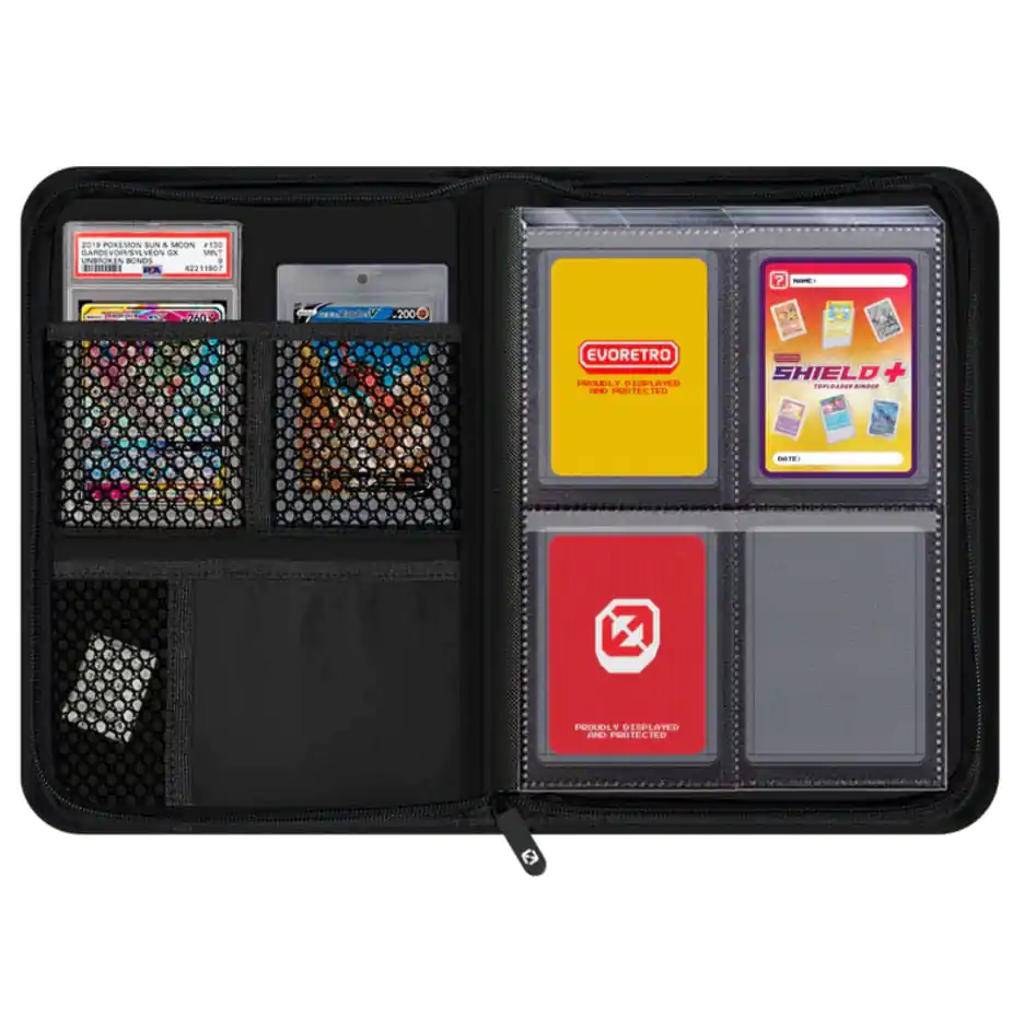 Evoretro Shield+ Topload Cards Binder Compact Segregator na Karty 96 Karten Black zdjęcie produktu