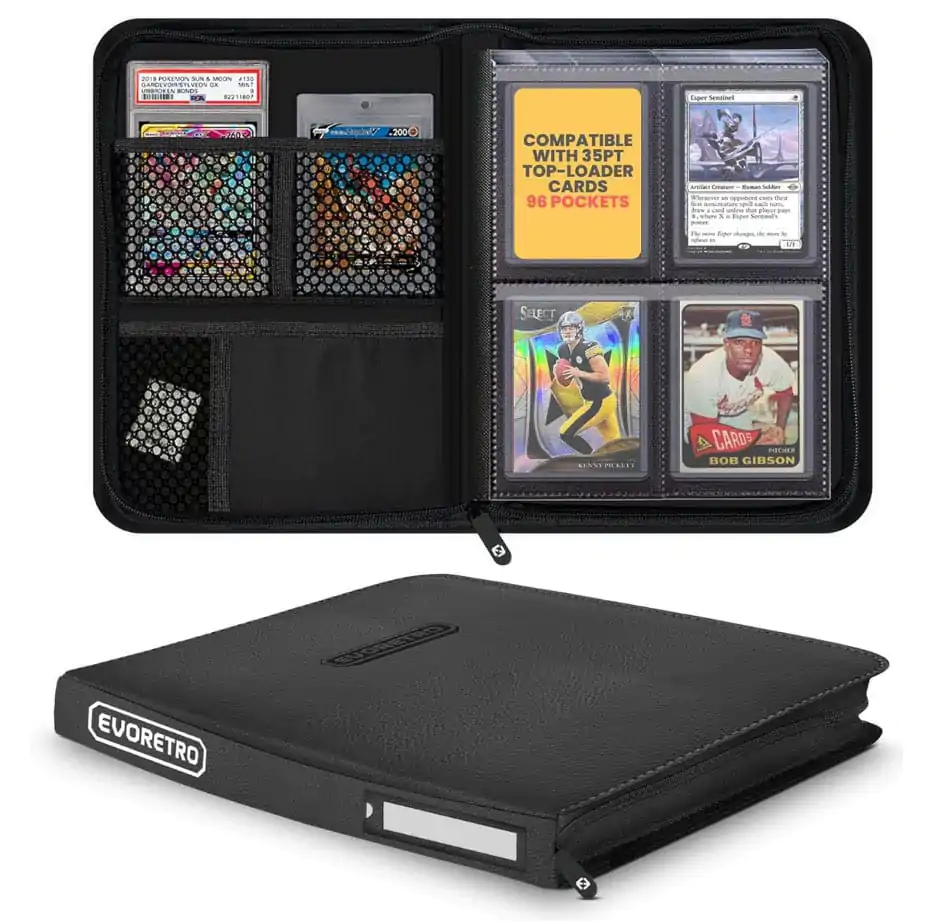 Evoretro Shield+ Topload Cards Binder Compact Segregator na Karty 96 Karten Black zdjęcie produktu