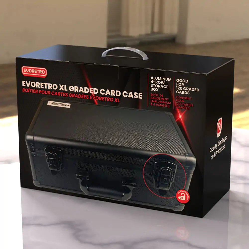 Walizka na karty kolekcjonerskie Evoretro Trading Card Suitcase Black XL zdjęcie produktu