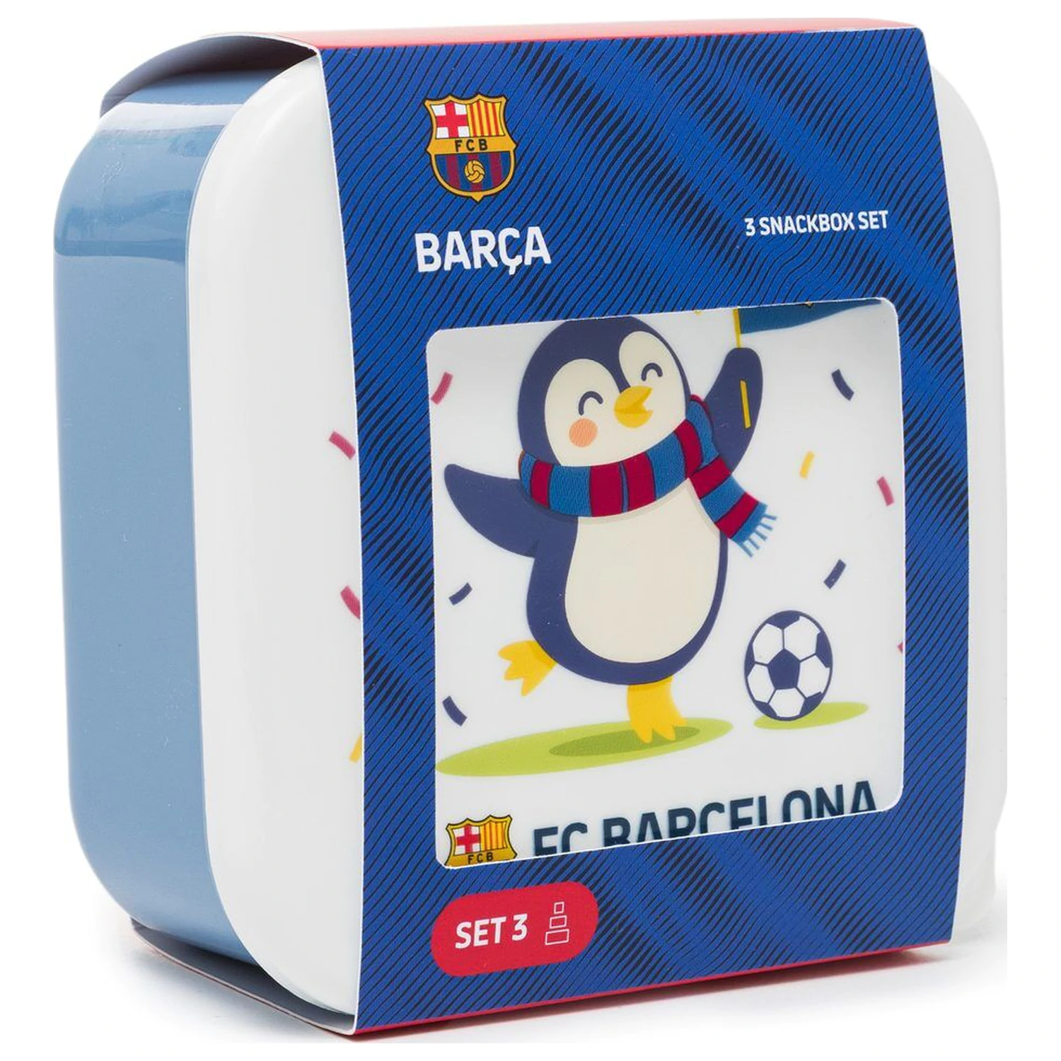 Zestaw 3 pojemników śniadaniowych F.C. Barcelona zdjęcie produktu