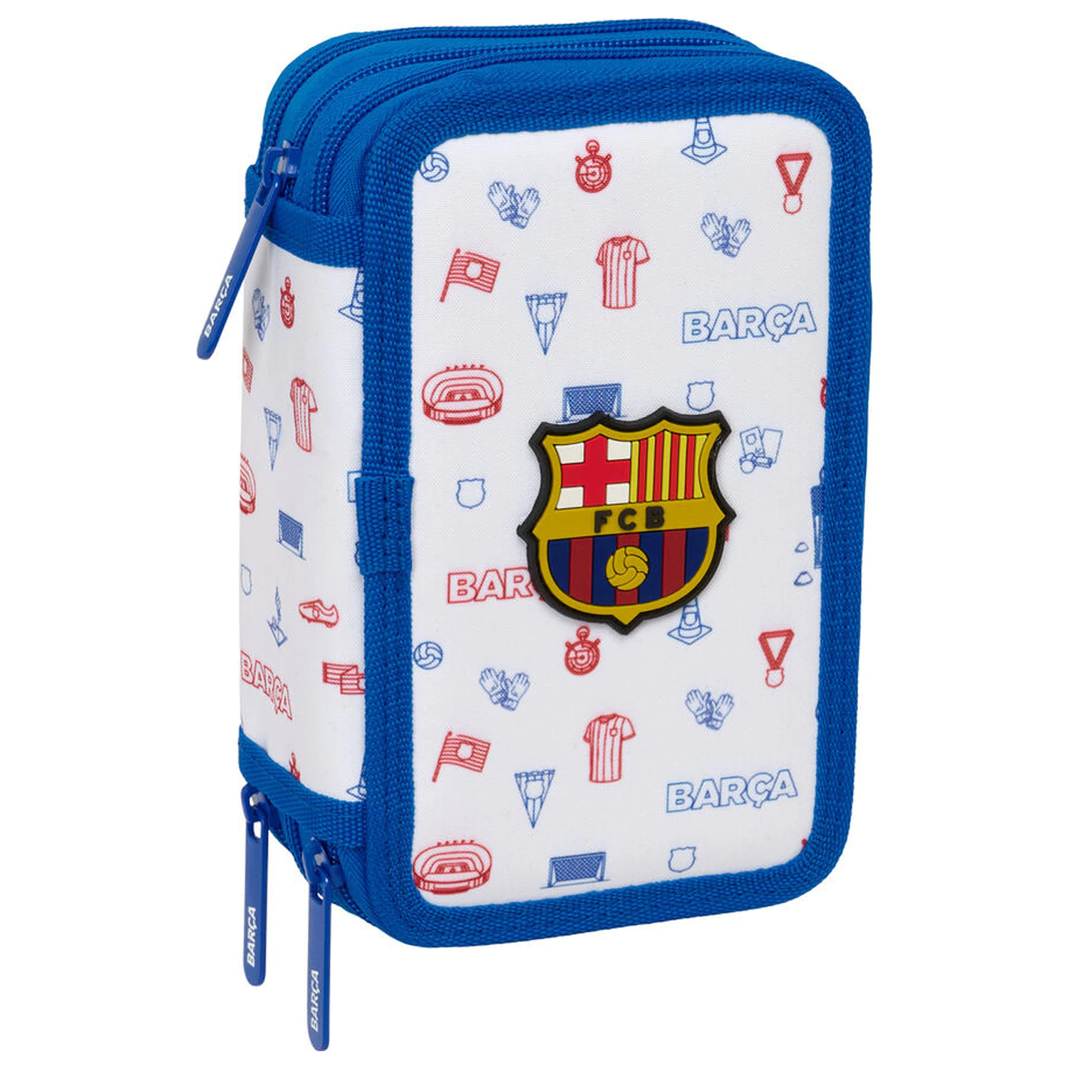 F.C. Barcelona potrójny piórnik dziecięcy 37 szt. zdjęcie produktu