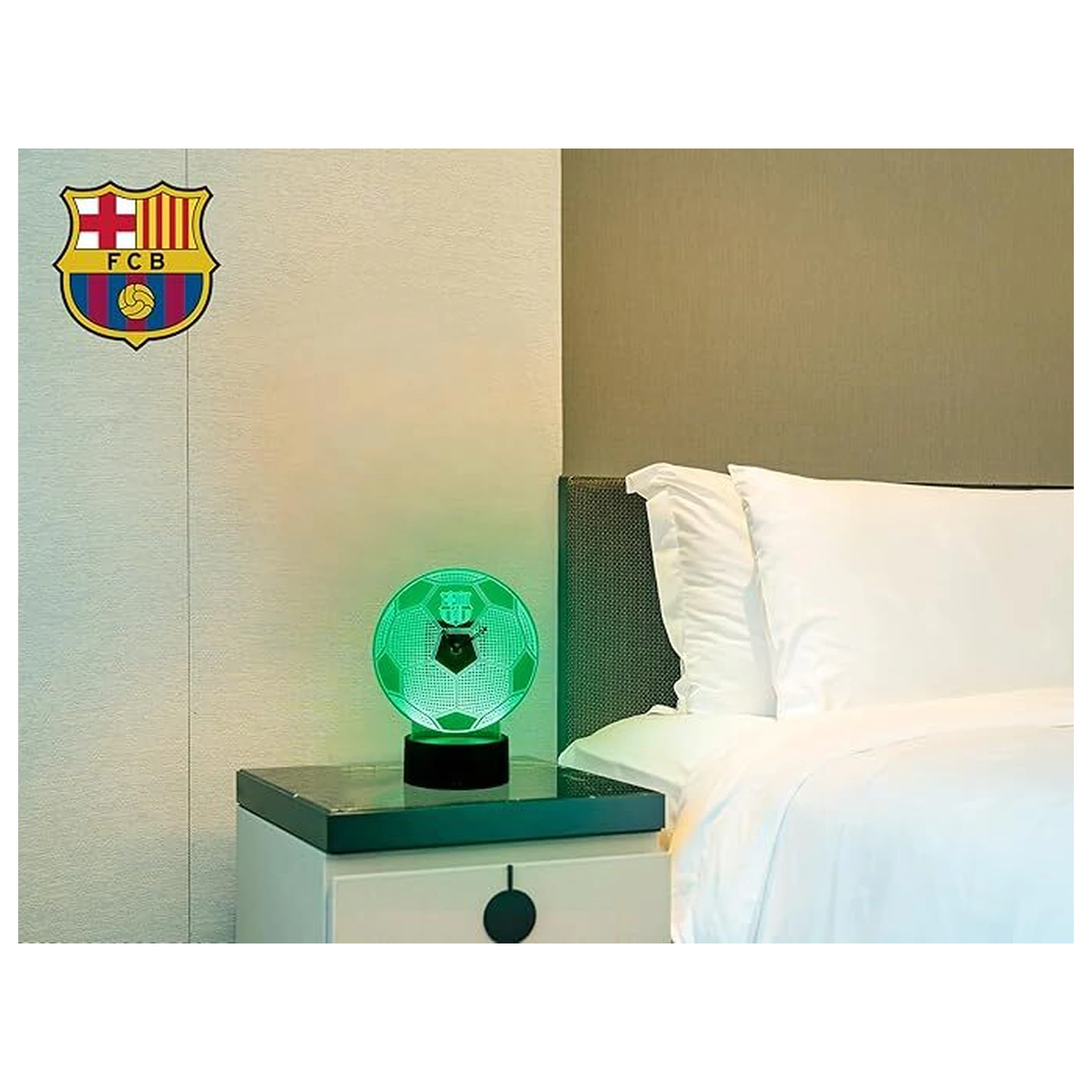F.C. Barcelona zegar LED z metakrylanu zdjęcie produktu