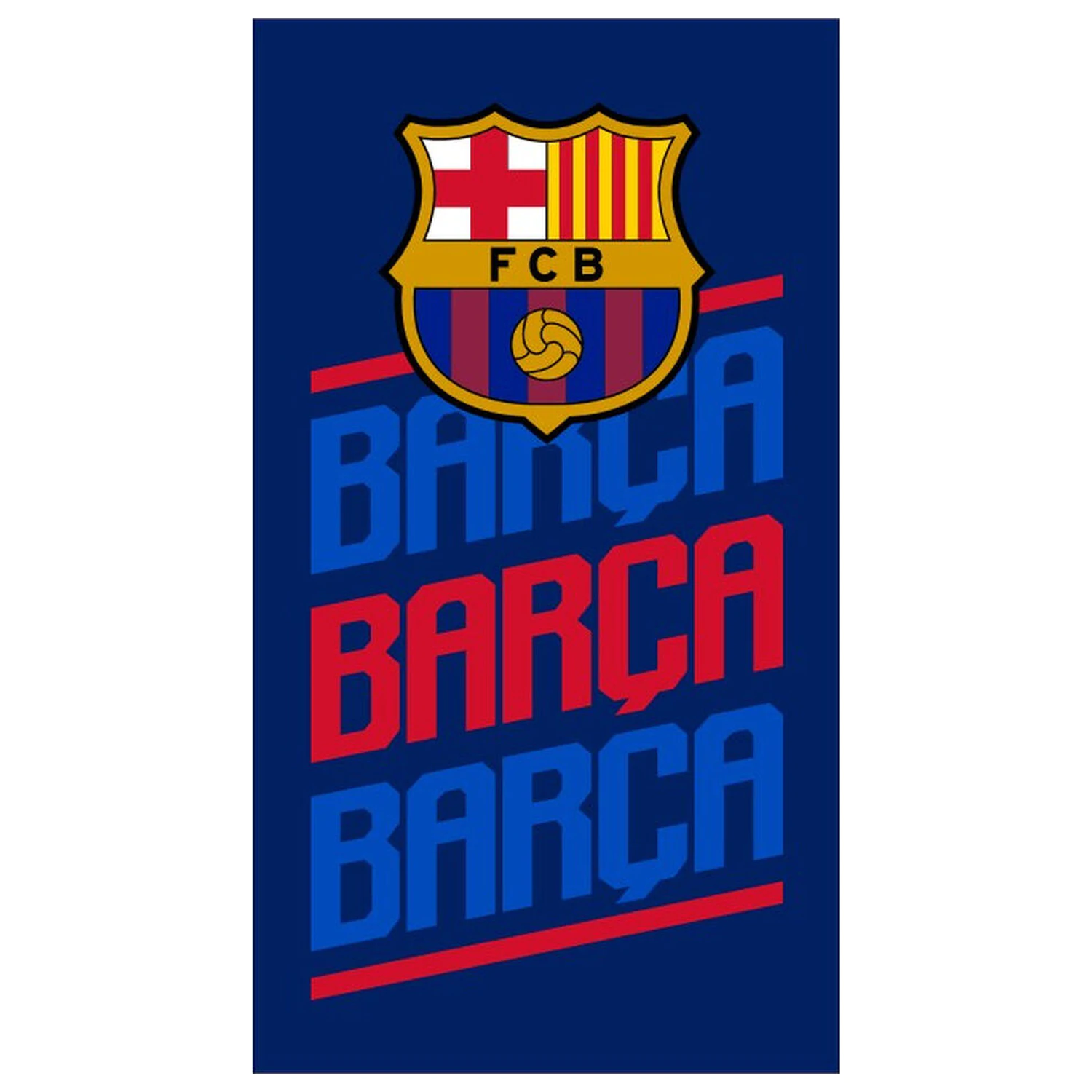 F.C Barcelona ręcznik plażowy z mikrofibry zdjęcie produktu
