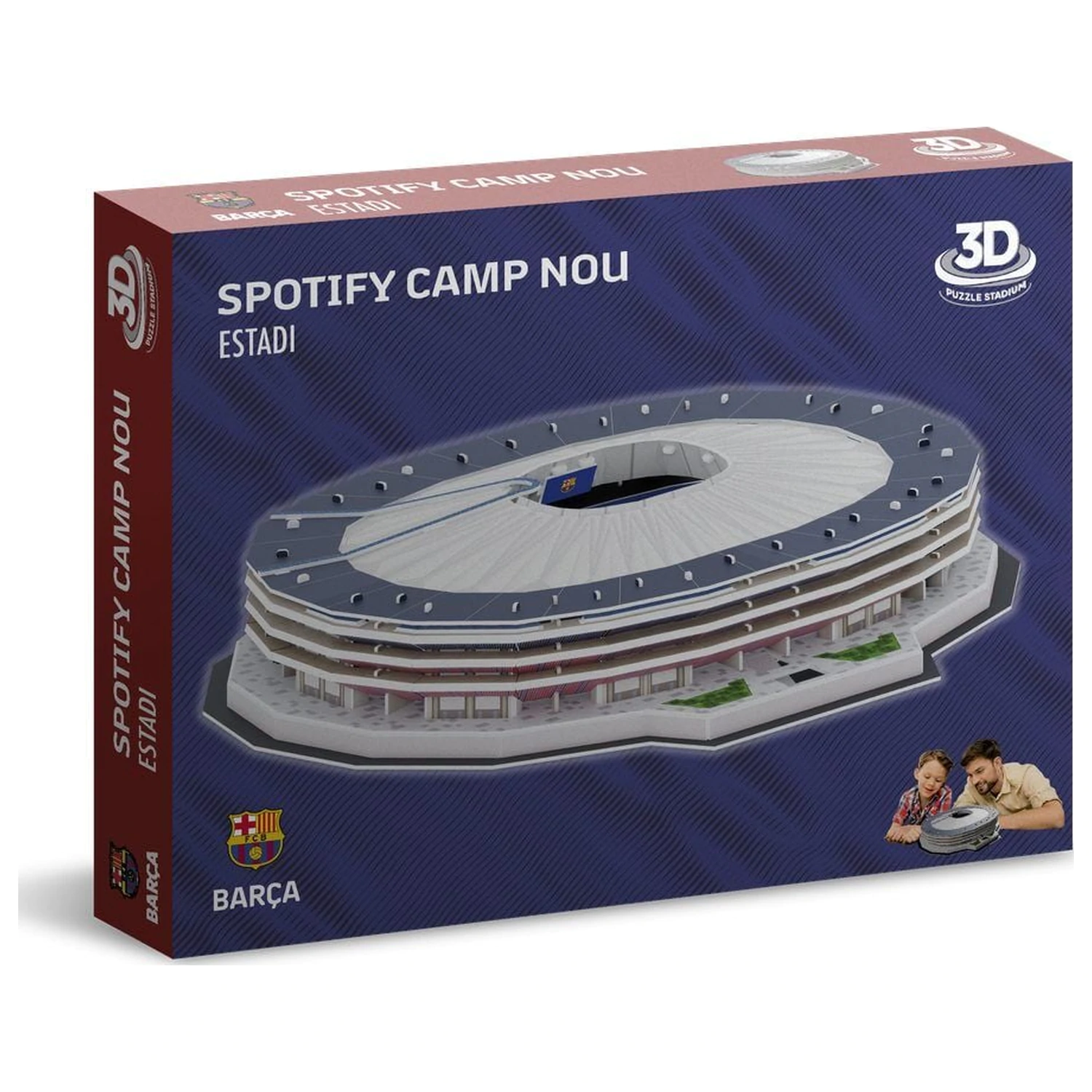 F.C. Barcelona New Spotify Camp Nou puzzle Stadion 3D zdjęcie produktu