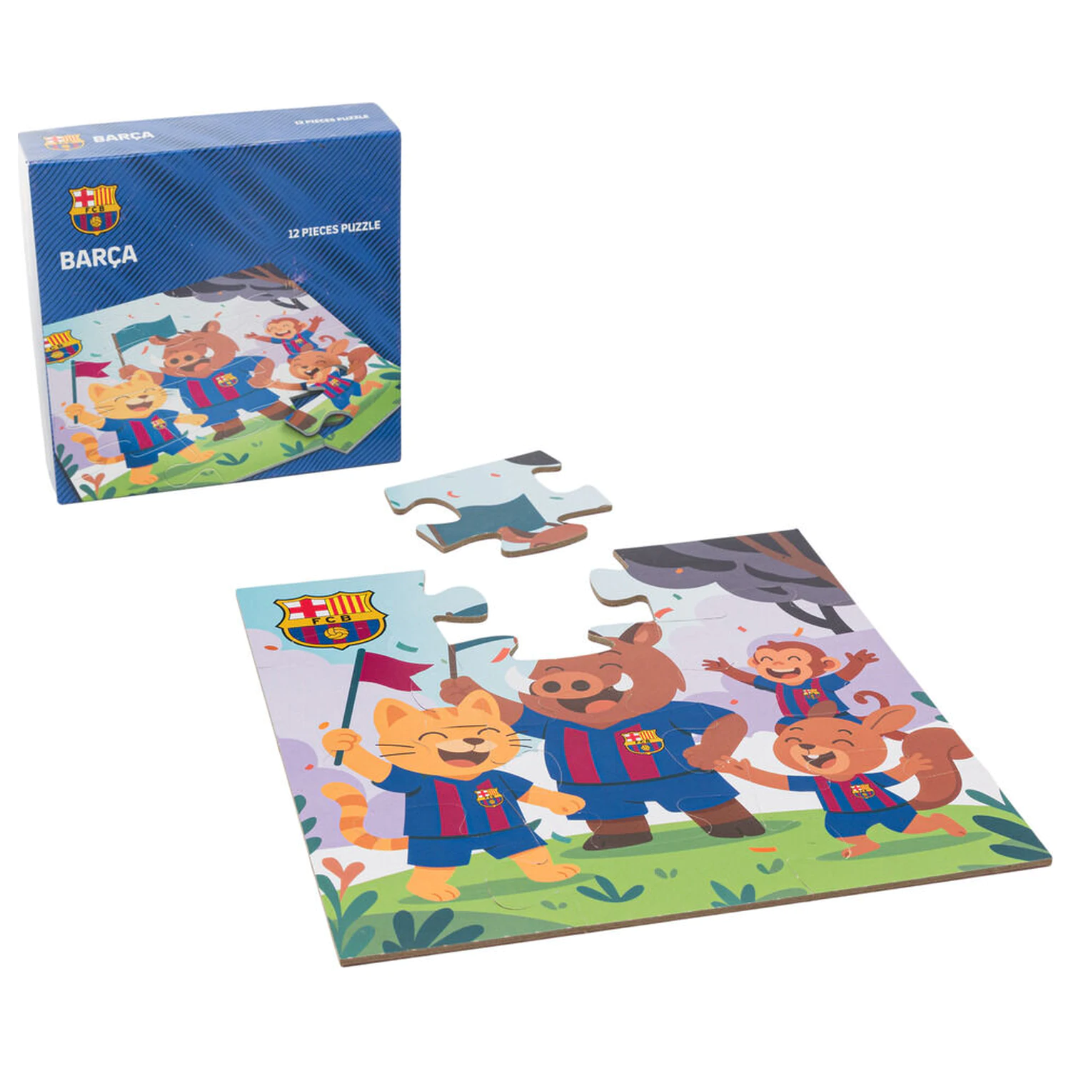 F.C. Barcelona puzzle 12 szt. zdjęcie produktu