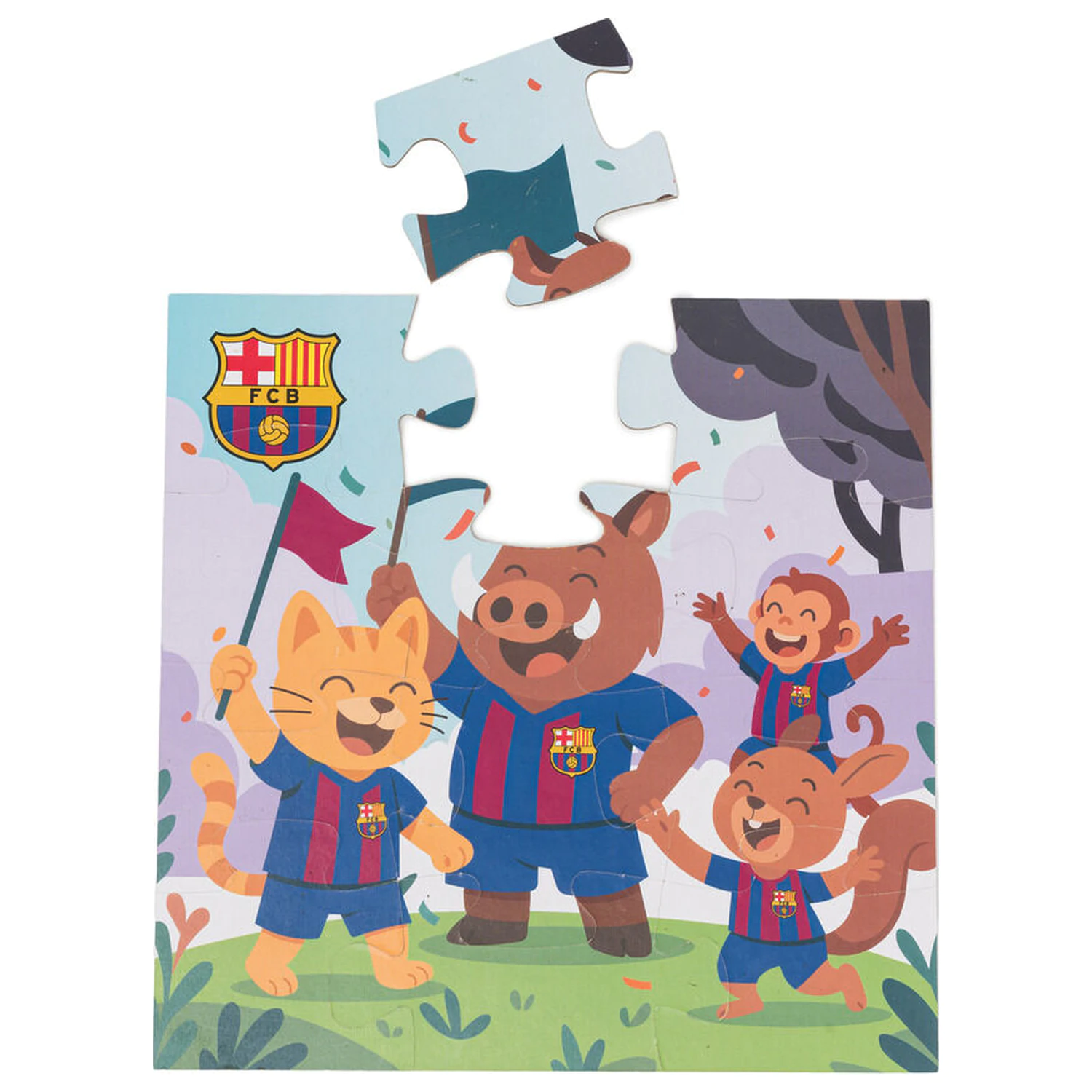 F.C. Barcelona puzzle 12 szt. zdjęcie produktu