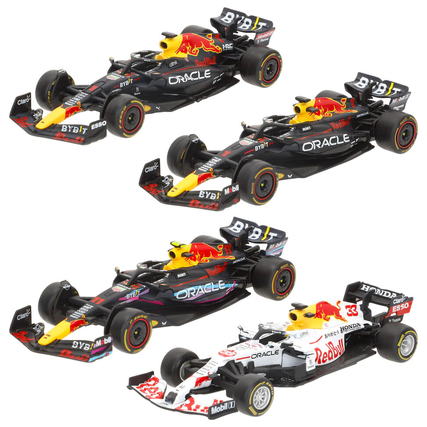 F1 Red Bull metalowy pakiet 4 samochodów zdjęcie produktu
