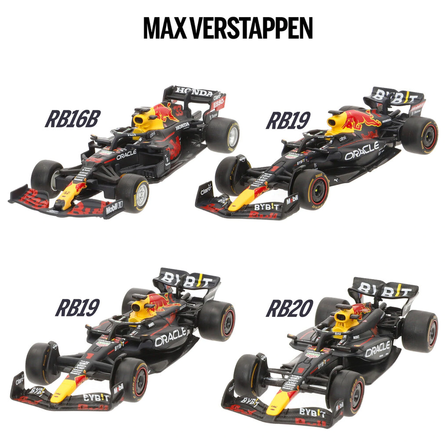 F1 Red Bull Championships metalowy zestaw 4 samochodów zdjęcie produktu
