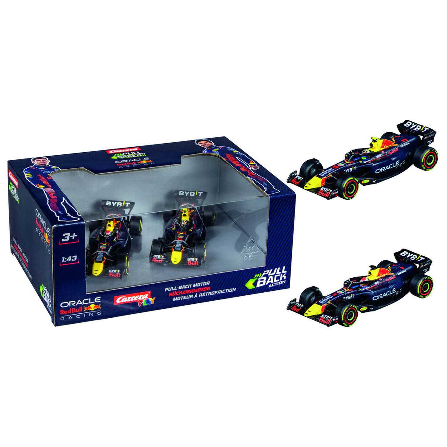 F1 Red Bull zestaw Double Action pack 2 autka typu pull back zdjęcie produktu