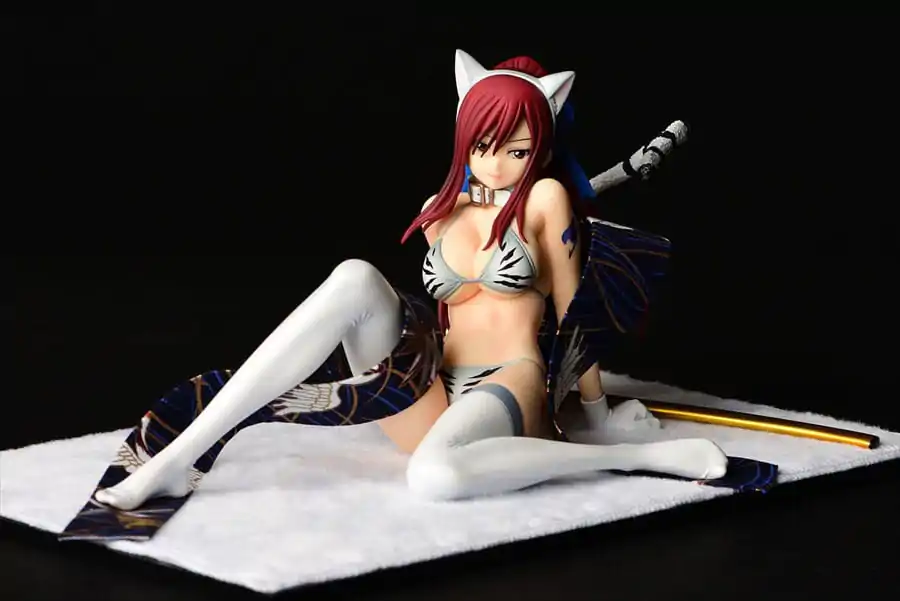 Fairy Tail Statuetka 1/6 Erza Scarlet - White Tiger CAT Gravure_Style 13 cm zdjęcie produktu