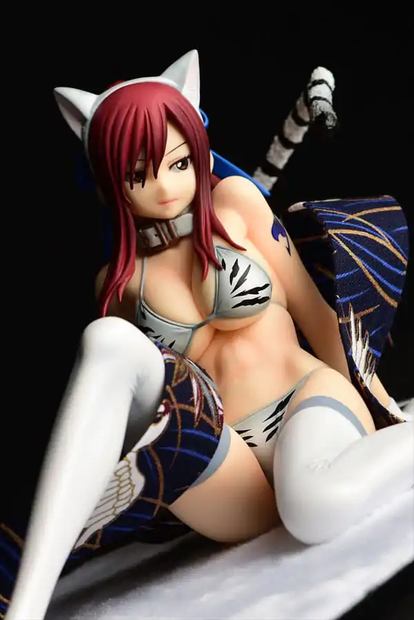 Fairy Tail Statuetka 1/6 Erza Scarlet - White Tiger CAT Gravure_Style 13 cm zdjęcie produktu