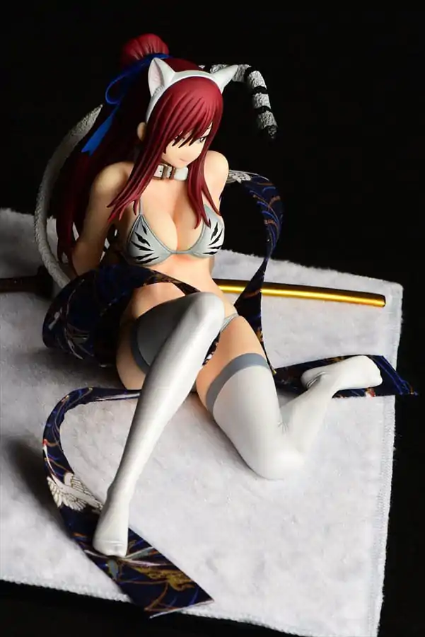 Fairy Tail Statuetka 1/6 Erza Scarlet - White Tiger CAT Gravure_Style 13 cm zdjęcie produktu