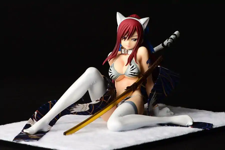 Fairy Tail Statuetka 1/6 Erza Scarlet - White Tiger CAT Gravure_Style 13 cm zdjęcie produktu