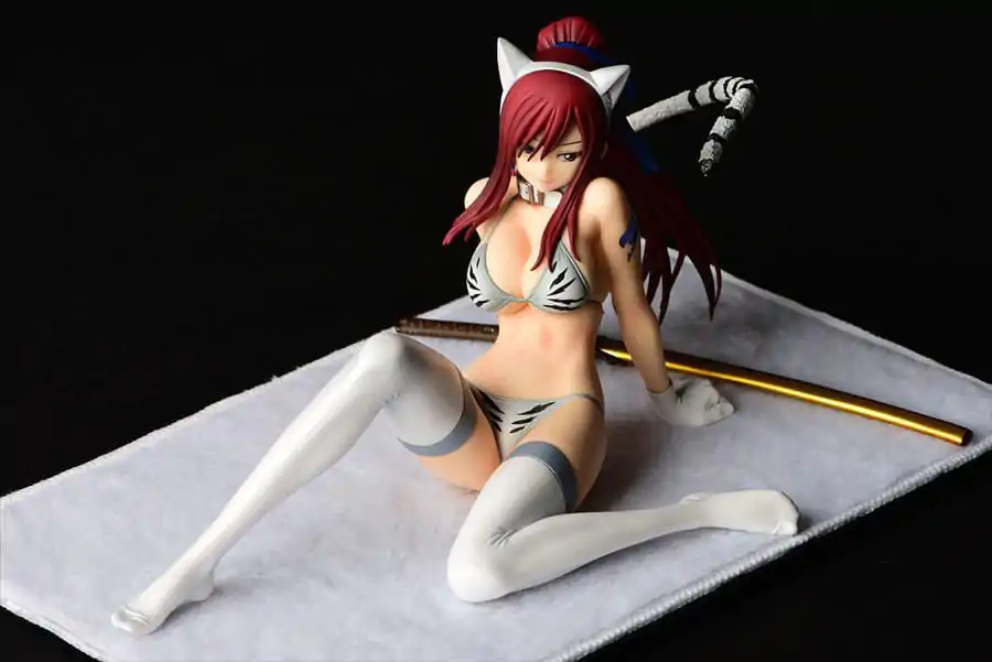 Fairy Tail Statuetka 1/6 Erza Scarlet - White Tiger CAT Gravure_Style 13 cm zdjęcie produktu