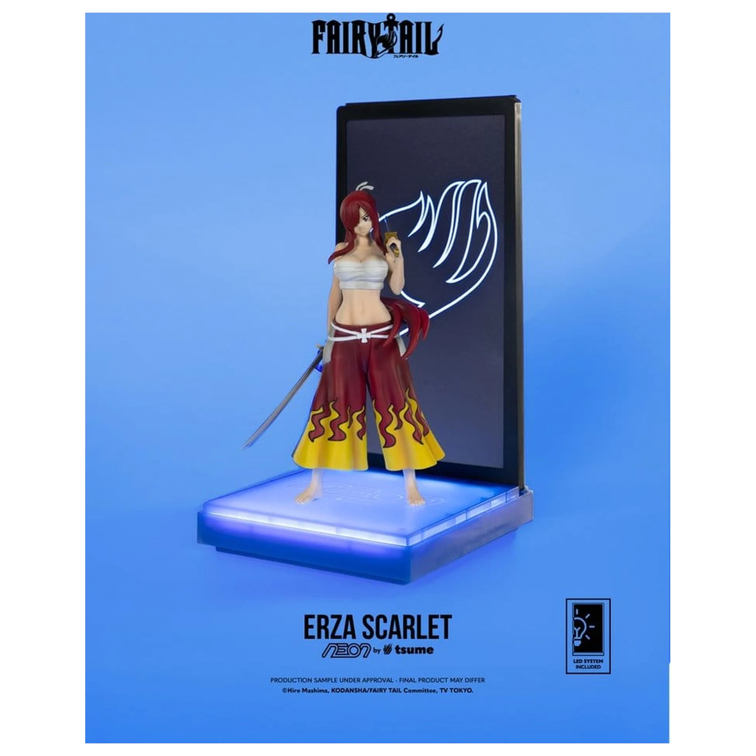Fairy Tail Neon Figurka 1/9 Erza Scarlet 25 cm zdjęcie produktu