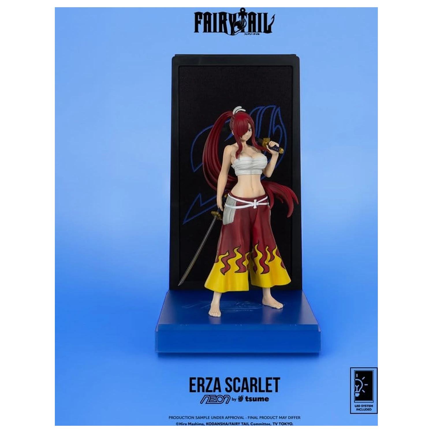 Fairy Tail Neon Figurka 1/9 Erza Scarlet 25 cm zdjęcie produktu