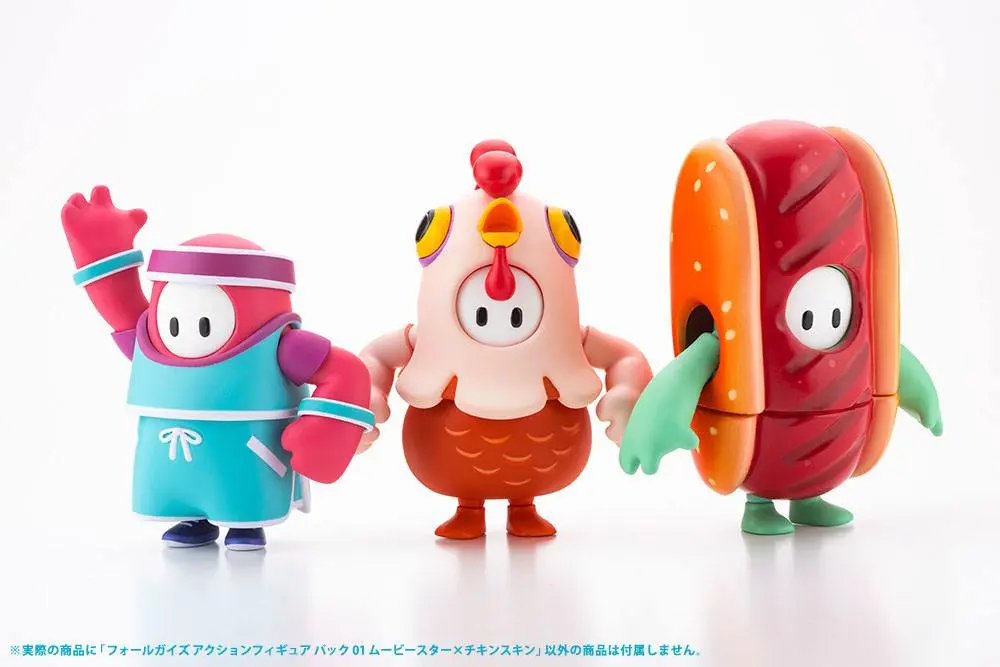 Fall Guys: Ultimate Knockout Figurka Akcji 1/20 Opakowanie 01 Movie Star / Chicken Skin 8 cm zdjęcie produktu